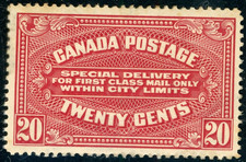 CANADA 1922 MINT REGUMMED #E2, SPECIAL DELIVERY STAMP !! M30