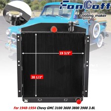 3 Row Radiator fit 1948-1954 1950 Chevrolet Chevy GMC 3100 3600 3800 3900 3.8L