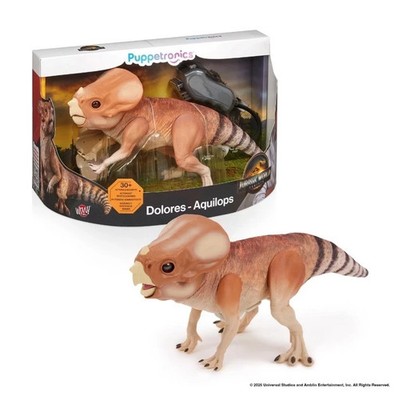 Jurassic World Rebirth Aquilops Dolores Deluxe Puppetronics Interactive Toys