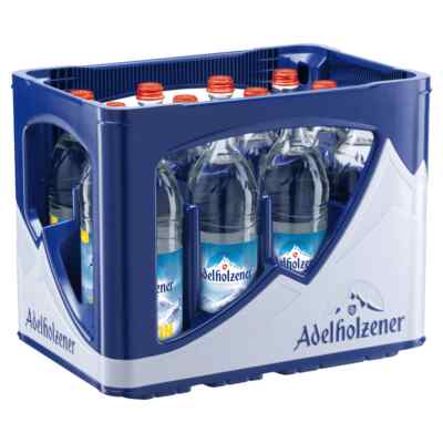 Adelholzener Wasser + Lemon - MEHRWEG - mit Kasten 12x 0,75l Kasten 