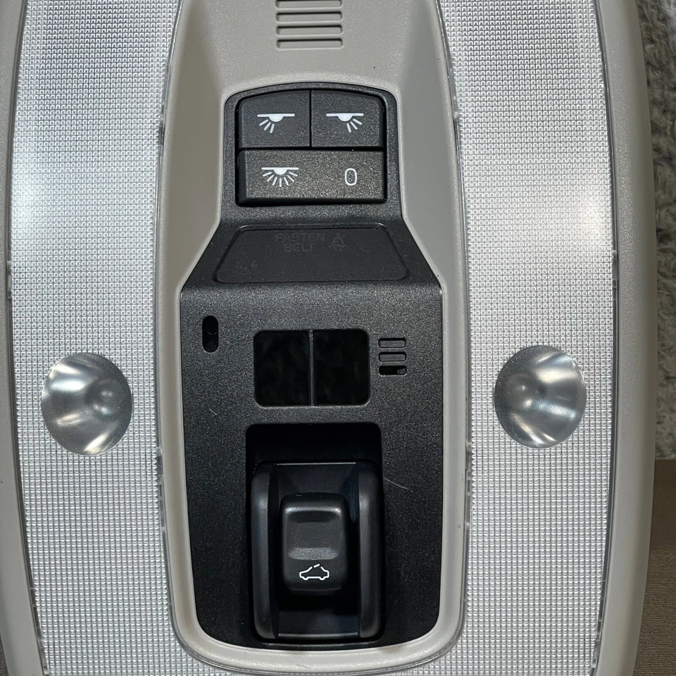 Interruptor de control de techo corredizo luz/lámpara domo gris Volvo para S60 V60 XC60 S80 Foto 3 de 4