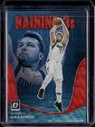 2022-23 Donruss Optic #7 Luka Doncic Raining 3's Red Wave Mavericks NM-MINT++