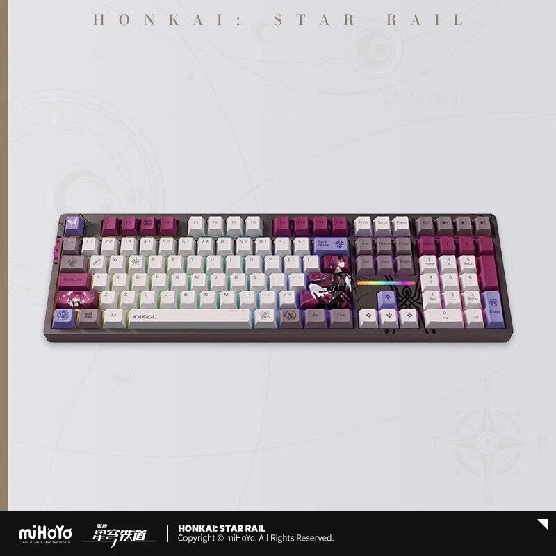 miHoYo Honkai: Star Rail Kafka Mechanical Keyboard RGB Tri Mode 108/87 Keys Gift - Image 2 of 4