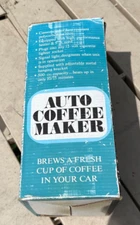VINTAGE AUTO-CAR  COFFEE MAKER -JUST PLUG INTO YOUR LIGHTER SOCKET