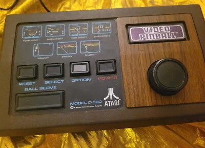 Atari Video Pinball Model C-380 Game Console VINTAGE System 1977
