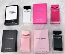 Narciso Rodriguez For Her EDP/EDT perfume splash 7.5 ml/0.25 oz~ Choose scent