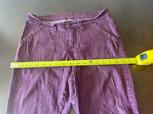 Ellemenno Jeans Women's Size 7 Plum (Maroon) Straight Leg Low Rise Stretch - Picture 6 of 12
