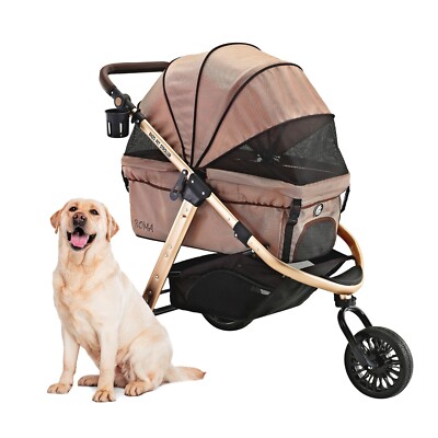 ENZO Pet Stroller Roma Jogging Sports Stroller Holds Up to 50lbs