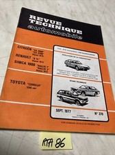 Revue technique Toyota COROLLA