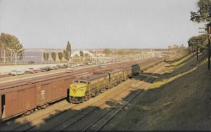 Vanishing Vistas Canadian National Railway FP-4 Model Photo Card