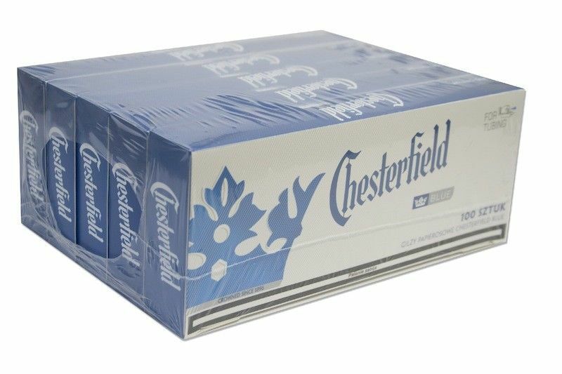 chesterfield cigarettes blue CHESTERFIELD BLUE Empty Cigarette Filter Tubes King Size 5 Boxes of 100  (500ct.)