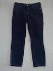 Anthropologie Pilcro Corduroy Mid-Rise Straight Jeans Navy Size 29 Excellent — photo 1
