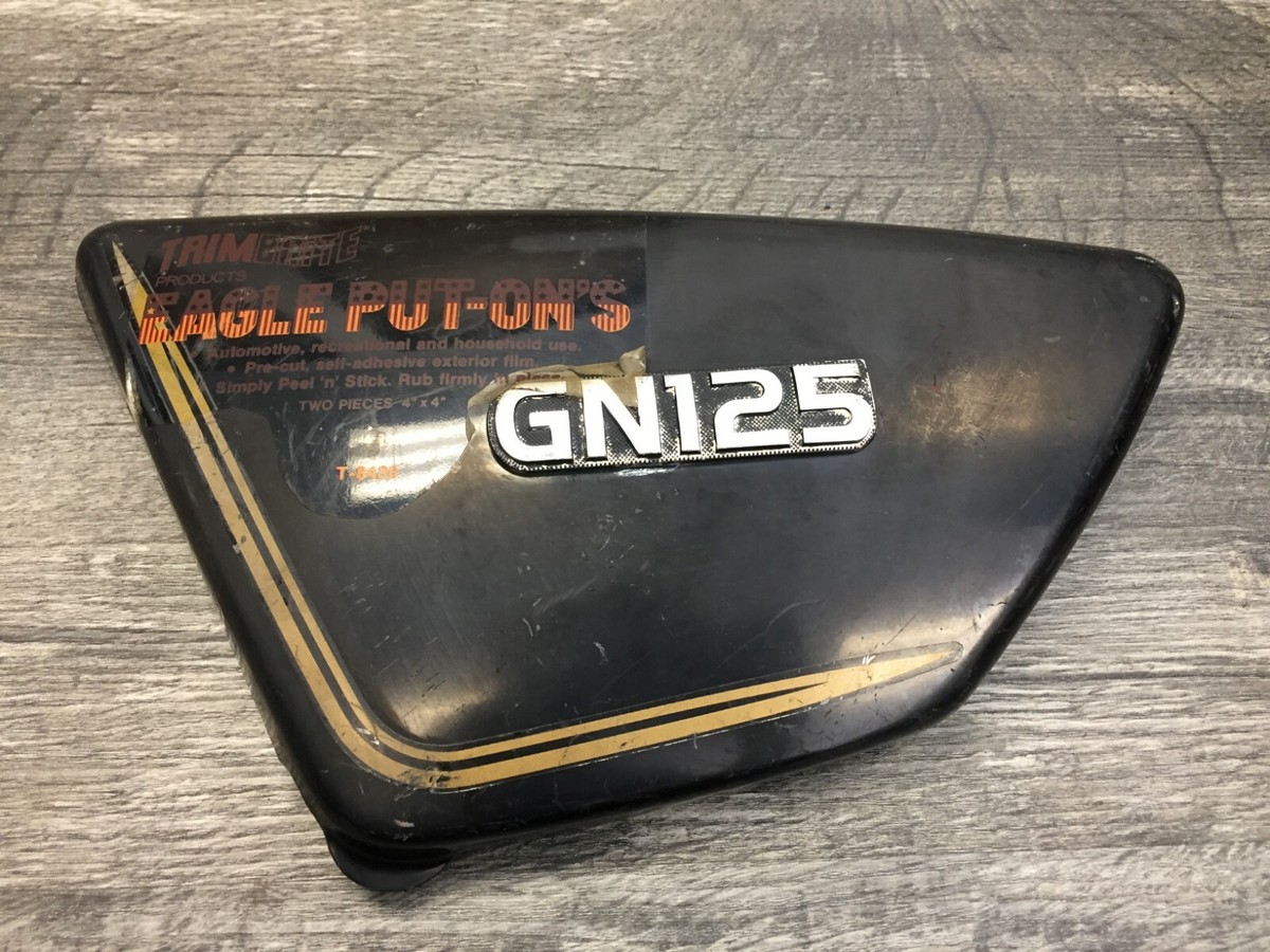 Suzuki GN125 OEM Left Side Cover Panel | eBay