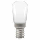 LED Filament Pygmy Fridge Light Bulb 2.2W E14 SES White Crompton 12820