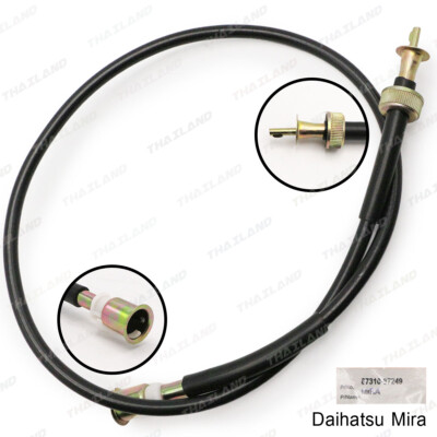 Fits Daihatsu Mira 1990 94 Speedometer Cable Speedo Black | eBay