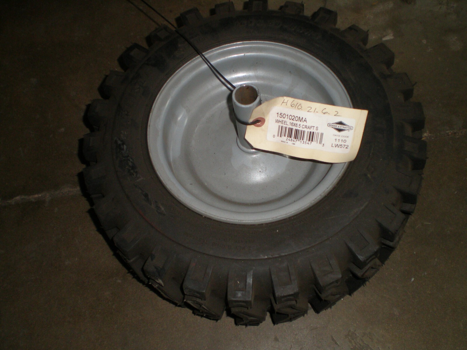 16x6-50-8-x-trac-craftsman-murray-snow-blower-1501020ma-tire-and-wheel