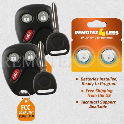 2 for 2004 2005 2006 2007 Saturn Vue Keyless Entry Remote Fob Car Key