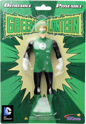 NJ CROCE DC COMICS GREEN LANTERN 5.5'' BENDABLE FIGURE NIB