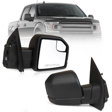 F150 Passenger Side Rear View Mirror compatible with 2015-2020 Ford F-150