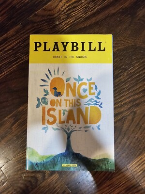 Once Playbill Once On This Island Broadway Playbill (November 2017) | eBay