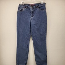 Gloria Vanderbilt Women's Jeans Blue 12 S Denim Stretch Straight Casual Pants