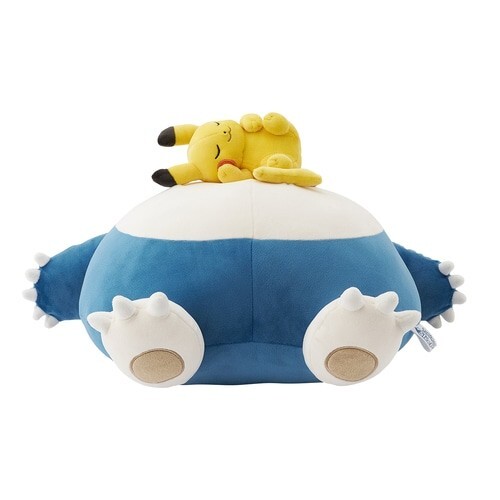 Snorlax & Pikachu Pokemon Sleep Motchiri Plush Doll OYASUMI
