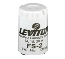 10 - Leviton 14W 15W 20W 2-Pin FS-2 T8 Fluorescent Light Starter