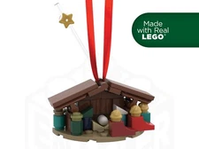 Nativity Scene Christmas Ornament | Made with 100% Genuine LEGO