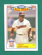 1986 TOPPS #6 OF 22 ALL-STAR GAME COMMERORATIVE SET TONY GWYNN SAN DIEGO PADRES