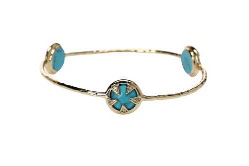 Adrienne Gold Turquoise Crystal Bling Watch Adrienne Gold Turquoise Crystal Bling Watch | eBay main image 2
