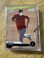 2020 TOPPS NOW SUMMER CAMP 25 CARD SET WITH MIKE TROUT MASK CARD PRINT RUN 3628