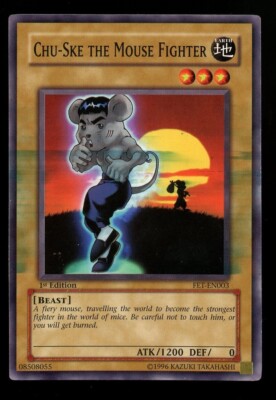 MISPRINT YuGiOh Chu-Ske The Mouse Fighter Flaming Eternity FET