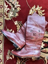 Vintage Gucci Boots Red