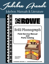 Rowe R-92 Jukebox Service, Parts Manual & Troubleshooting, w/ CD / 45 Supplement