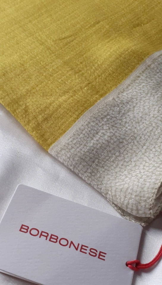 BF5 FOULARD donna BORBONESE monogram - OFFERTA al 60% - Made in Italy - Immagine 3 di 4