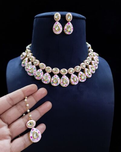 New Indian Bollywood Bridal Jewelry Beautiful Multicolor Topaz  For Women/Girls - Picture 1 of 1