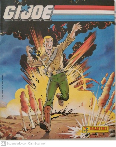 ALBUM DE CROMOS G..I.JOE, PANINI 1987, IDIOMA ESPAÑOL, INCOMPLETO