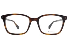 Lanvin Eyeglasses Frames VLN730 COL.0752 Tortoise Gray Square Full Rim 52-18-140