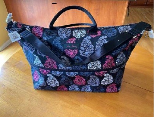 vera bradley expandable travel bag