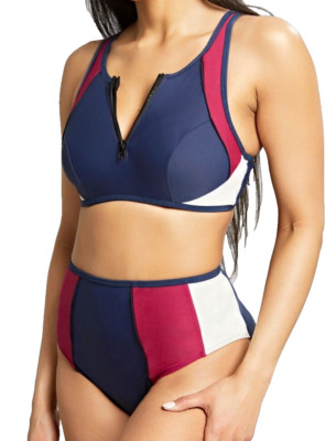 Panache Limitless SWIM Sport Crop-top Bikini Gr.75M UK 34J Bügel-BH Aktiv