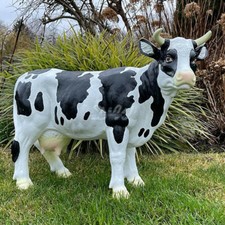 VERONIKA Faire Milch KUH XXL 62 cm Tier Figur Garten Deko BAUERNHOF Werbung Kalb