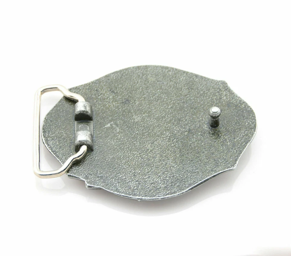 Hebilla de cinturón de moda de metal Buck de ciervo de caza con arco Foto 2 de 2