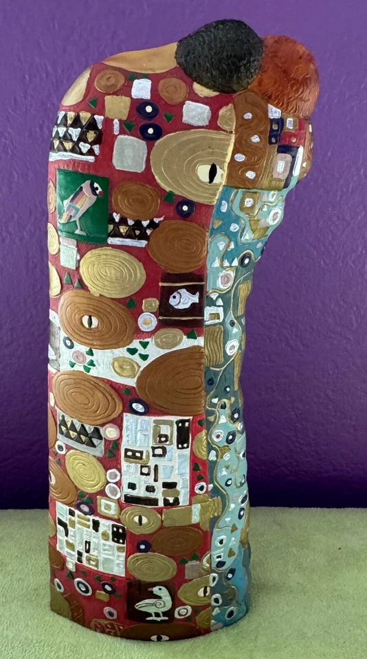 Gustav Klimt EL CUMPLIMIENTO Licenciado Museo Arte Escultura Estatuilla Estatua 9" H Foto 4 de 4