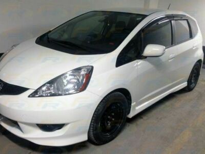 for 08-13 Honda Fit JAZZ 3D JDM MUGEN STYLE SMOKED WINDOW VISOR
