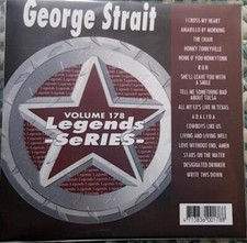 LEGENDS KARAOKE CDG GEORGE STRAIT COUNTRY OUTLAW OLDIES 178 16 SONGS CD G