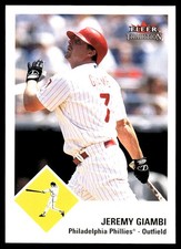 Jeremy Giambi 2003 Fleer Tradition #202 Phillies MLB READ FREE SHIP AutographDen