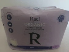 Rael Period Underwear Organic Cotton Postpartum S/M - 12 Count Overnight Heavy