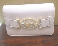 BEBE Leilani Solid Crossbody - Powder Pink