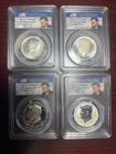 2014 W REVERSE PROOF SILVER KENNEDY 4 COIN PCGS PR70 MS70 50TH ANNIVERSARY SET -