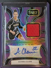 2025 Panini Select WNBA Alysha Clark AM-AC Purple Patch Auto /99 Mystics